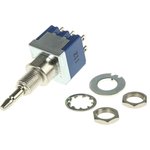 8N2021-Z, Miniature Push Button Switch, Momentary, Panel Mount, 6.5mm Cutout, DPDT