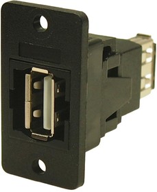 Фото 1/2 CP30608NX1, USB ADAPTER, 2.0 TYPE A RCPT-TYPE A RCPT