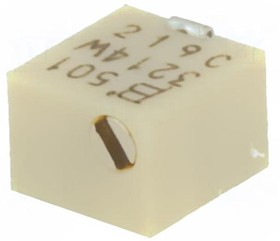 Фото 1/5 3214W-1-501E, Trimmer Resistors - SMD 4mm SQ 500 OHM