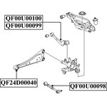 QF00U00098, Рычаг подвески