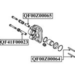 QF00Z00065, Втулка направляющая суппорта тормозного
