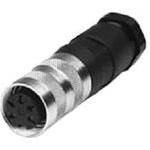 T3201-028, Circular DIN Connectors FEMALE CABLE CONNECTOR 2 WAY