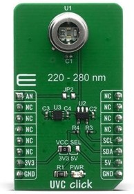 MIKROE-4144, Multiple Function Sensor Development Tools Genicom Co., Ltd., Microchip TechnologyGUVC-T21GH