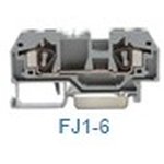 FJ1-6 (B), 282-904 Проходная клемма серии FJ1 синяя