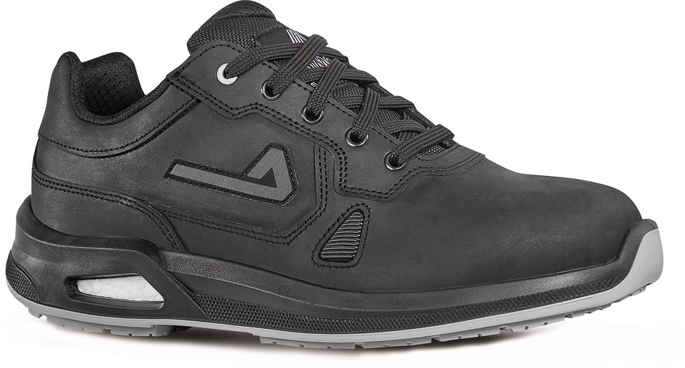 HYDROGEN IA201 43 VIGOREX Unisex Black Grey Aluminium Toe Capped Safety Trainers UK 9 EU 43