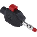 4 mm plug, clamp connection, 2.5 mm², black, 22.3006-21