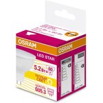 Лампа светодиодная LED STAR MR16 5.2W/830 (замена 60Вт) 5.2Вт пласт. 3000К тепл ...