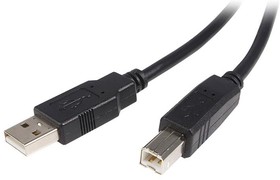 Фото 1/4 USB2HAB1M, USB 2.0 Cable, Male USB A to Male USB B Cable, 1m