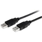 USB2AA2M, USB 2.0 Cable, Male USB A to Male USB A Cable, 2m