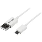 USBPAUB2MW, USB 2.0 Cable, Male USB A to Male Micro USB B Cable, 2m