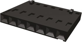 Фото 1/2 104503-6, AMPMODU MTE Male Connector Housing, 2.54mm Pitch, 7 Way, 1 Row