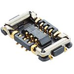 505413-0610, Mezzanine Connector, Receptacle, 0.35mm, 2Rows, 6Contacts ...