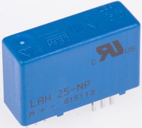 Фото 1/2 LAH25-NP, LAH Series Current Transformer, 25A Input, 25:1, 25 mArms Output, 12 → 15 V