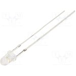 OSW4YK3Z71A, LED; 3mm; white cold; 2180?3000mcd; 70°; Front: convex; 2.8?3.6V