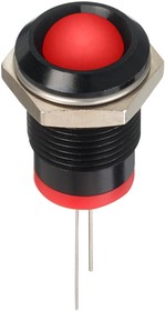 Q14P6BXXR02, Светодиодный индикатор в панель, Красный, 2 В DC, 14 мм, 20 мА, 80 мкд