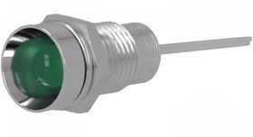 Фото 1/2 SMZS 082, Индикат.лампа LED, вогнутый, Отв 8,2мм, IP40, на печатную плату
