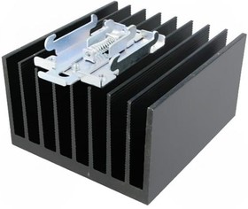 RAD-SSRDY-DX/110, Радиатор: штампованный, ребристый, черный, L: 110мм, W: 100мм, 59А