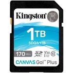 Флеш карта Kingston 1Tb SDXC Canvas Go Plus 170R C10 UHS-I U3 V30/Kingston 1Tb ...