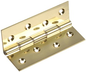 D02050, Butt Hinge Polished Brass 102 x 38mm 2 Pack