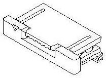 Фото 1/2 52745-0997, FFC & FPC Connectors 0.5 FPC ZIF SMT Hsg Assy 9Ckt EmbsTp Pkg