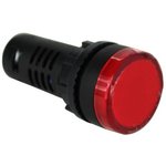 PCL2212V100B, LED Panel Mount Indicators PMI RND 22mm LED 12V Flat Lens Red