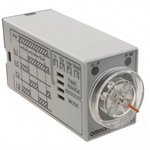 H3YN-2 AC100-120, Реле времени, 0,1с-10мин, DPDT, 250ВAC/5А, Uпит: 100-120ВAC, PIN: 8