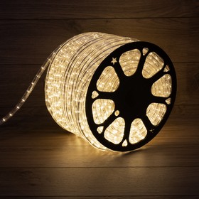 Фото 1/9 121-136, Дюралайт LED, постоянное свечение (2W) - теплый белый, 36 LED/м, бухта 100 м