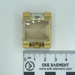 Контейнер модульный для электронных выводных и SMD компонентов 25x31.5x21.5мм (Wentai №1 желтый)