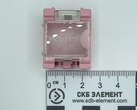 Фото 1/4 Контейнер модульный для электронных выводных и SMD компонентов 25x31.5x21.5мм (Wentai №1 розовый)