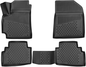 ELEMENT3D02441210, Коврики 3D в салон подходят для KIA Seltos, 2WD/4WD, 2020-  кроссовер, 4шт. (полиуретан)