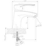 Смеситель для раковины T40-11