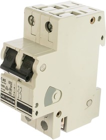 Автоматический выключатель 2P, C, 40 A, 10 кА, 230/400 В AC, серия Т 2C40.0 C40T2