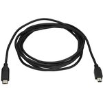 USB2CMB2M, USB 2.0 Cable, Male USB C to Male Mini USB B USB-C to USB Mini-B Cable, 2m