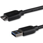 USB3AUB50CMS, USB 3.0 Cable, Male USB A to Male Micro USB B Cable, 0.5m