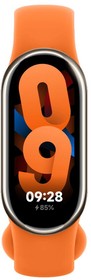 Фото 1/7 Ремешок для смарт-часов Xiaomi Smart Band 8 Strap - Sunrise Orange