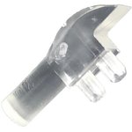 515-1049F , PCB Mounted Right Angle LED Light Pipe, Clear Round Lens