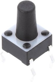 Фото 1/9 1-1825910-4, Tactile Switches 6MM ACTHIGH TEMP TACT SWITCH