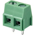 WJ127-5.0-02P-14-00A, Клеммник винтовой 2pin 5.0мм на плату