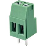 WJ129-5.0-02P-14-00A, Клеммник винтовой 2 контакта 5мм на плату