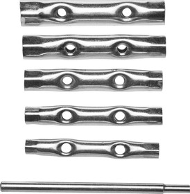 27192-H6, DEXX 6 предметов, 8 - 17 мм, набор трубчатых ключей (27192-H6)