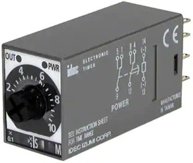 Фото 1/2 GT5Y-2SN1A100, Time Delay Relay DPDT 5A 100V to 120VAC Plug-In