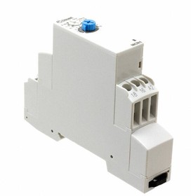 Фото 1/5 88827135, Electromechanical Relay 24VDC 24V to 240VAC 8A SPDT (( 92.6mm 17.5mm 69mm)) DIN Rail Time Delay Relay