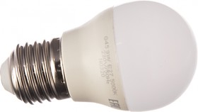 Фото 1/6 2859662A, Лампа светодиодная LED 9Вт E27 холодный белый матовый шар