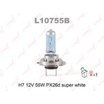 L10755B, L10755B H7 12V55W PX26D SUPER WHITE Лампа LYNXauto
