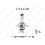 L11400 Лампа H4 12V 100/80W P43T-38