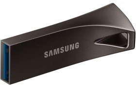 Фото 1/3 Внешний накопитель 256GB USB Drive  USB 3.1  Samsung BAR Plus (up to 300Mb/s) (MUF-256BE4/APC)