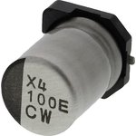 100μF Aluminium Electrolytic Capacitor 25V dc, Surface Mount - UCW1E101MCL1GS