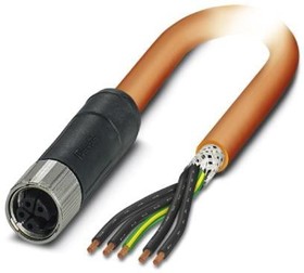 1414789, Sensor Cables / Actuator Cables 5POS Power Cable Orange 3m