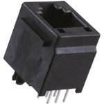 95522-2667, Модульный разъем, Cat3, Modular Jack, 1 x 1 (Порт), 6P6C, Cat3 ...