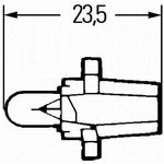 8GA 007 997-051, Лампа накаливания, grey, 12 V, 1,2 W